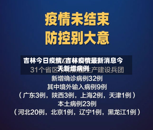 吉林今日疫情/吉林疫情最新消息今天新增病例-第2张图片