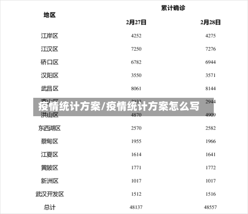 疫情统计方案/疫情统计方案怎么写-第2张图片