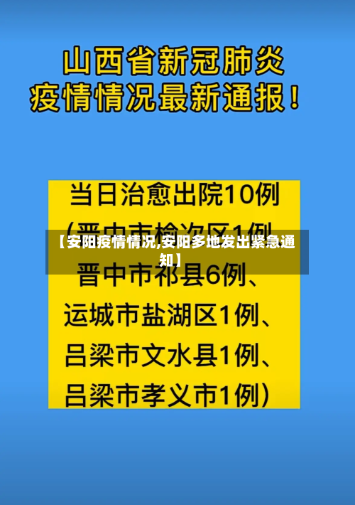 【安阳疫情情况,安阳多地发出紧急通知】
