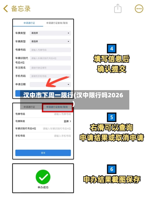 汉中市下周一限行(汉中限行吗2026)