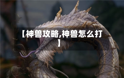 【神兽攻略,神兽怎么打】