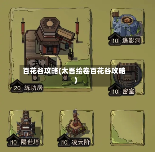 百花谷攻略(太吾绘卷百花谷攻略)-第3张图片