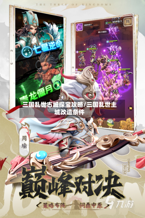 三国乱世古城探宝攻略/三国乱世主城改造条件
