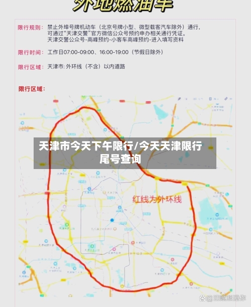 天津市今天下午限行/今天天津限行尾号查询-第3张图片