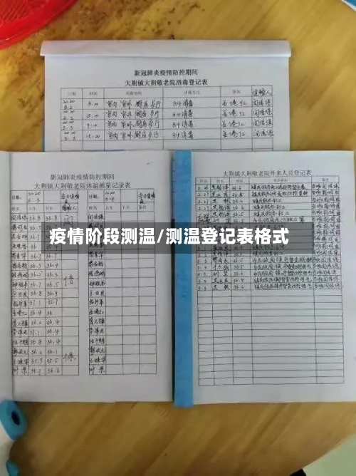 疫情阶段测温/测温登记表格式-第2张图片