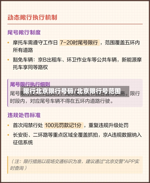 限行北京限行号码/北京限行号范围-第2张图片