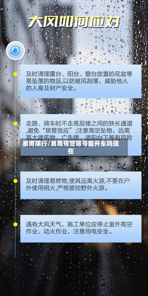暴雨限行/暴雨预警限号能开车吗现在-第2张图片