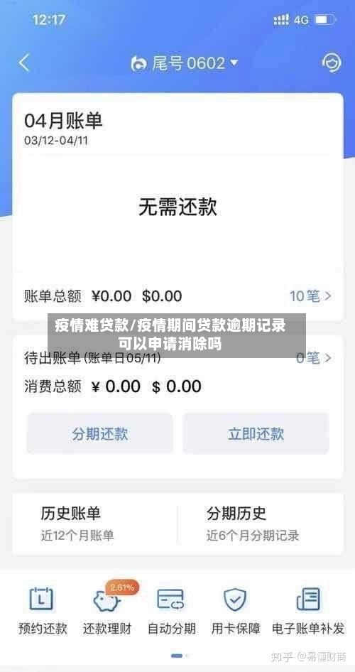 疫情难贷款/疫情期间贷款逾期记录可以申请消除吗-第3张图片