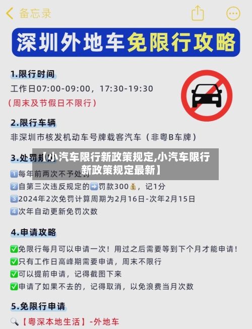 【小汽车限行新政策规定,小汽车限行新政策规定最新】