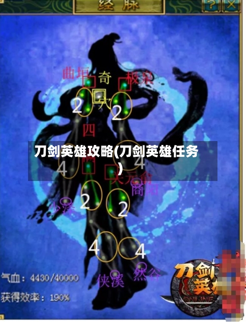 刀剑英雄攻略(刀剑英雄任务)