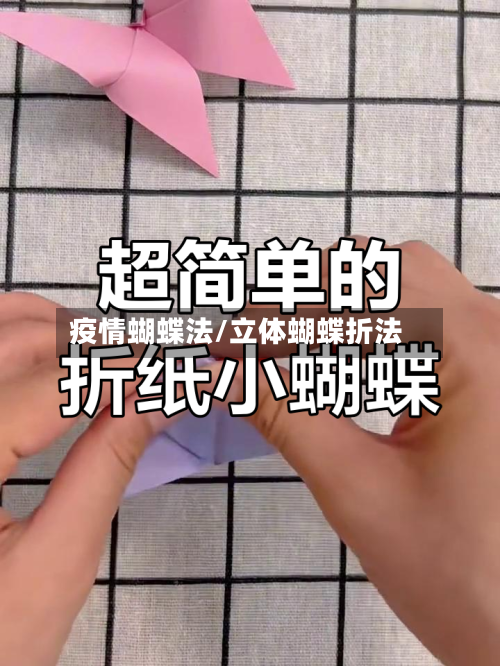疫情蝴蝶法/立体蝴蝶折法