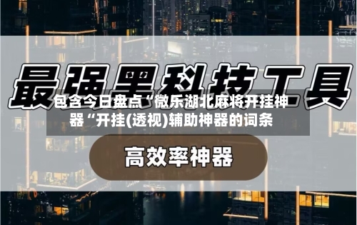 包含今日盘点“微乐湖北麻将开挂神器“开挂(透视)辅助神器的词条