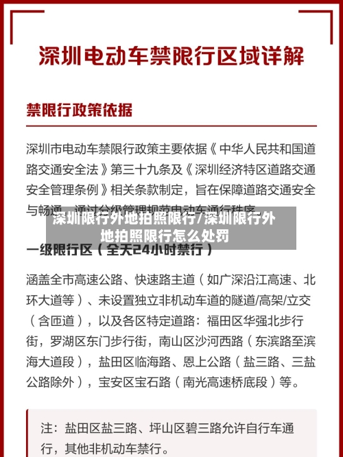 深圳限行外地拍照限行/深圳限行外地拍照限行怎么处罚